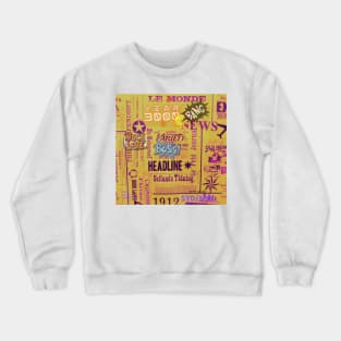 RETRO VINTAGE NEWSPAPER COMICS Crewneck Sweatshirt